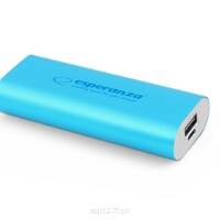 ESPERANZA POWER BANK HADRON 4400mAh niebieski