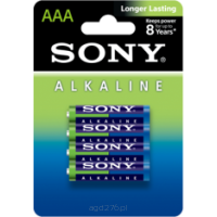 SONY LR03 LR3 AM4-E4X Bateria alkaiczna blister 4szt.