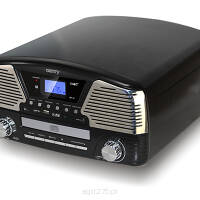 CAMRY CR 1134 Gramofon z CD/MP3/USB/SD nagrywanie czarny