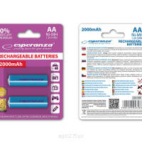 ESPERANZA EZA103B Akumulatorki Ni-MH R6 AA 2000mAh blister 2szt.